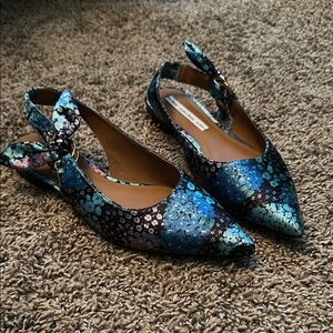 & Other Stories Floral Slingback Flats